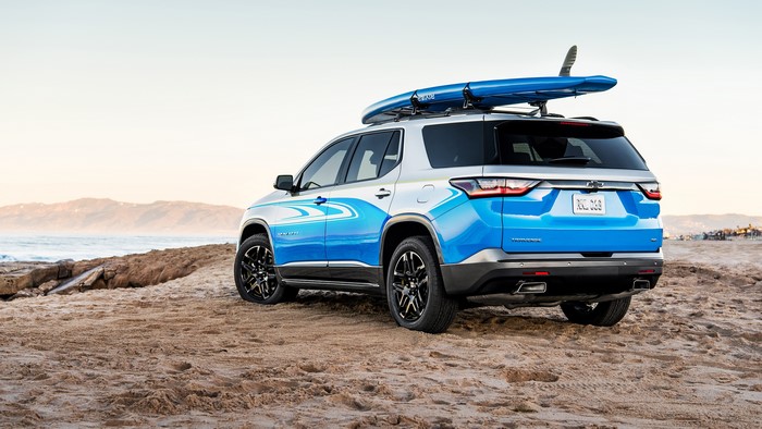 Chevrolet Traverse SUP Concept on a beach
