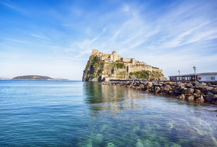 Castello Aragonese on Ischia Island, Italy