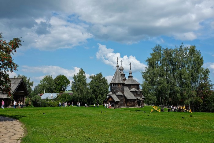Wooden Church in Suzdal Vladimir Oblast, Russia