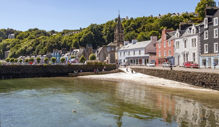 Tobermory Houses Coast 4K