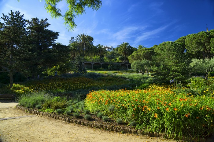 Park in Barcelona, Spain