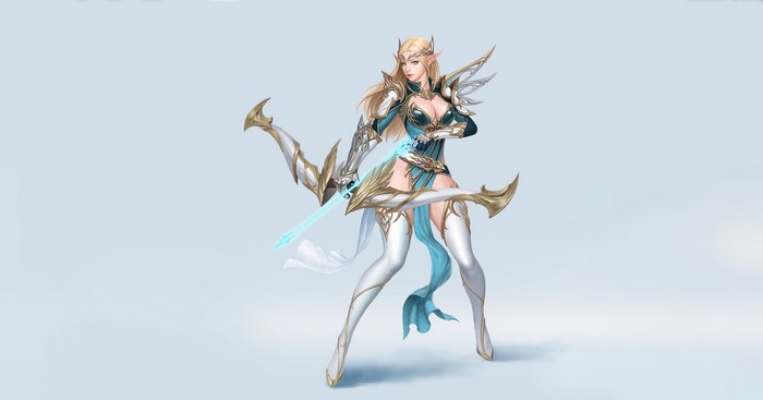 Elf Archer Warrior with Bow