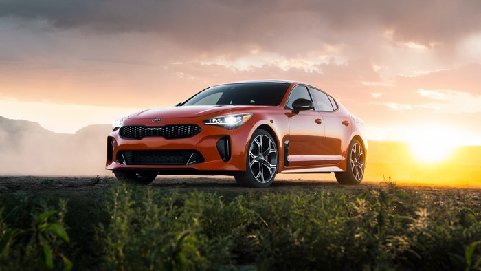 Orange 2020 Kia GTS Stinger
