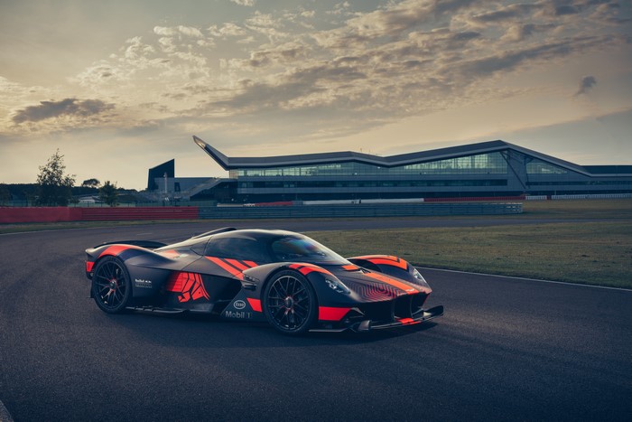 Aston Martin Valkyrie Red Bull Racing on Track