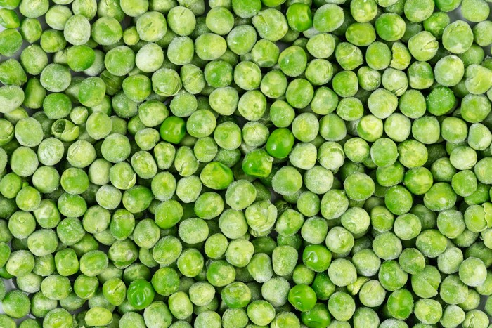 Green peas texture