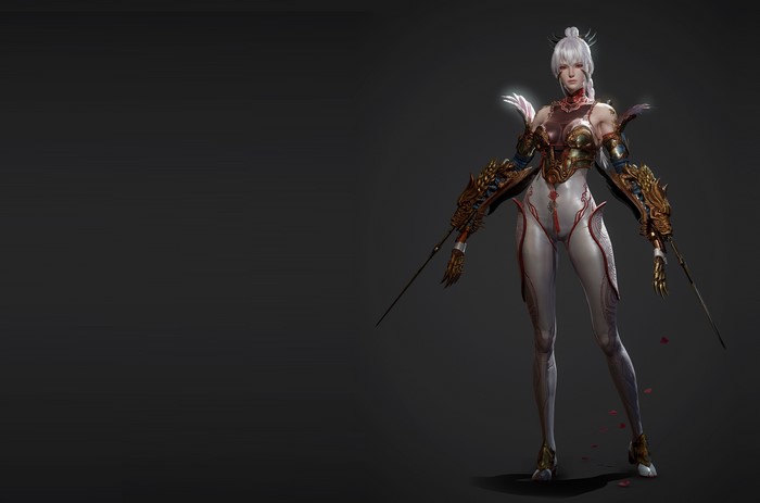 Kallari from Paragon, assassin with swords