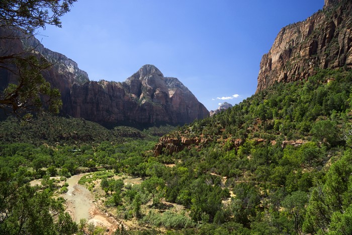Zion National Park Majestic Mountain Landscape