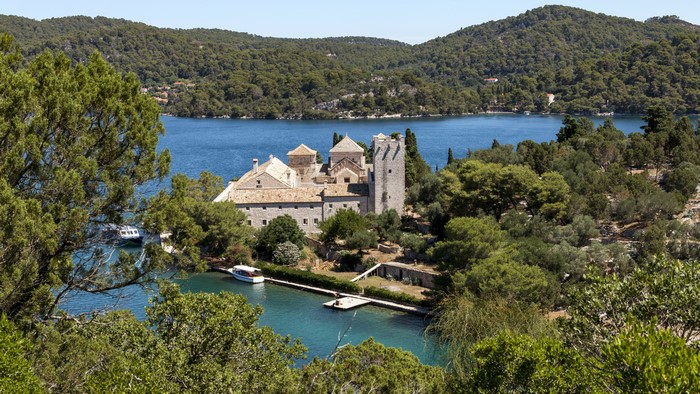 Monastery on Mljet Island, Croatia