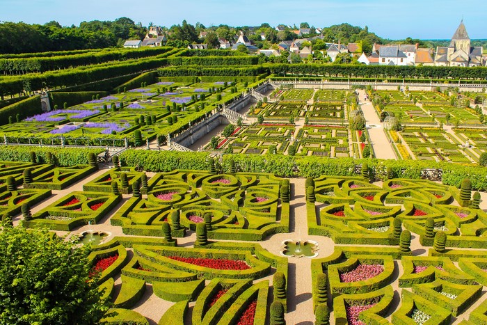 Chateau de Villandry gardens, France
