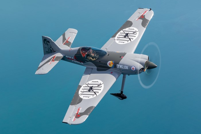 XtremeAir Sbach 300 airplane in flight