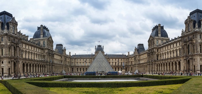 Louvre Museum Paris France Landscape Design