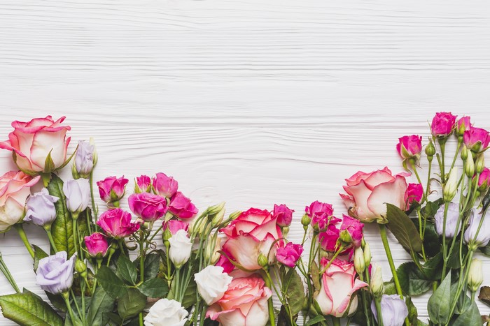 Roses Template Greeting Card 4K