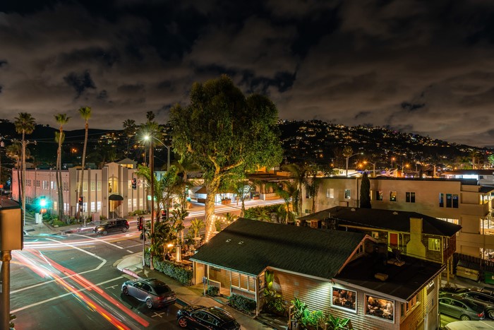 Laguna Beach, California at Night
