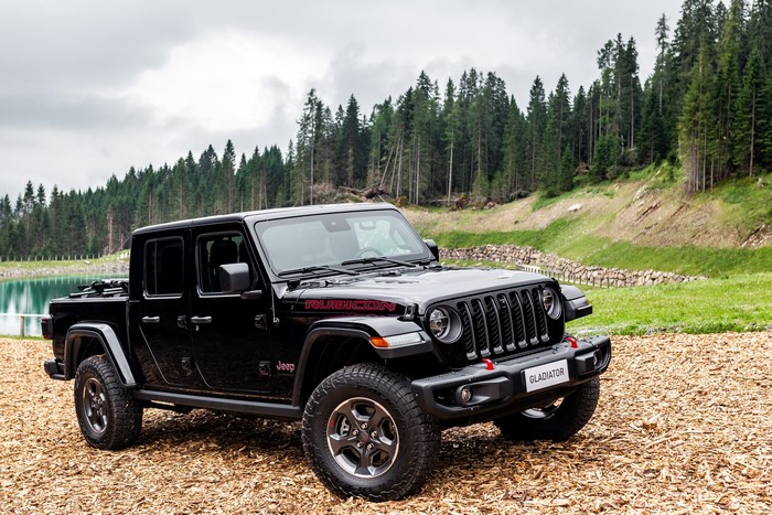 Black Jeep Gladiator Rubicon SUV