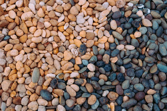 Texture of light and dark stones