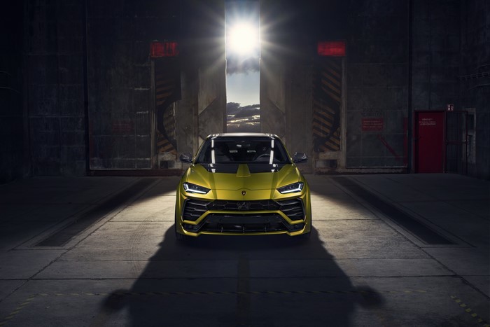 Lamborghini Urus Novitec from the front