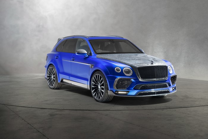 Blue Mansory Bentley Bentayga SUV