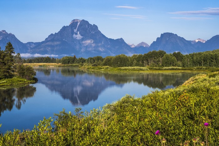 Grand Teton National Park Mountains and Lake