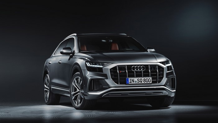4K Audi SQ8 2020 Grey