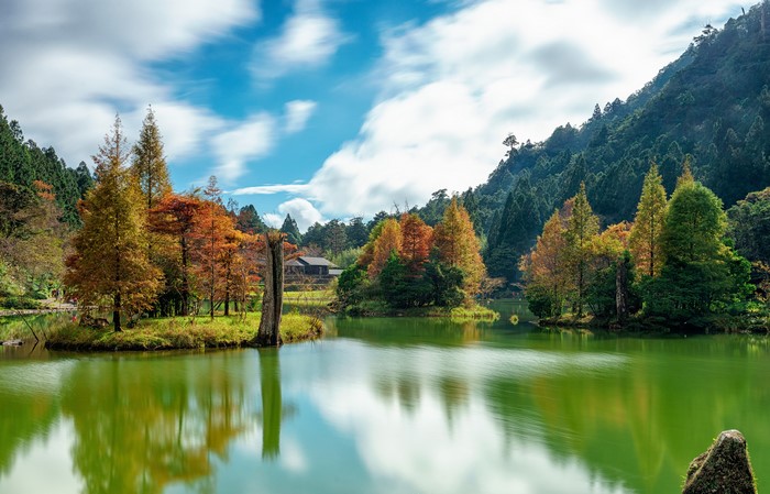 Autumn at Mingchi Lake, Taiwan