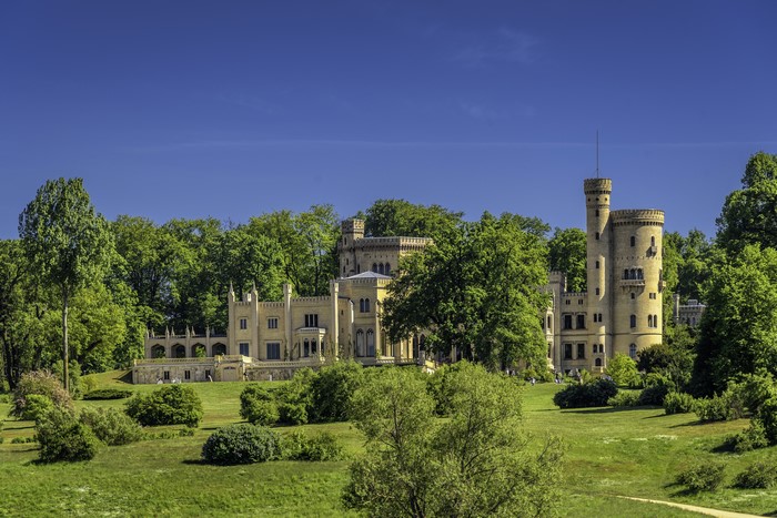 Babelsberg Palace in Potsdam, Germany