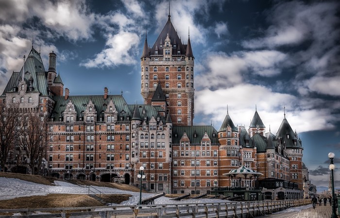 Fairmont Le Château Frontenac in Quebec City, Canada