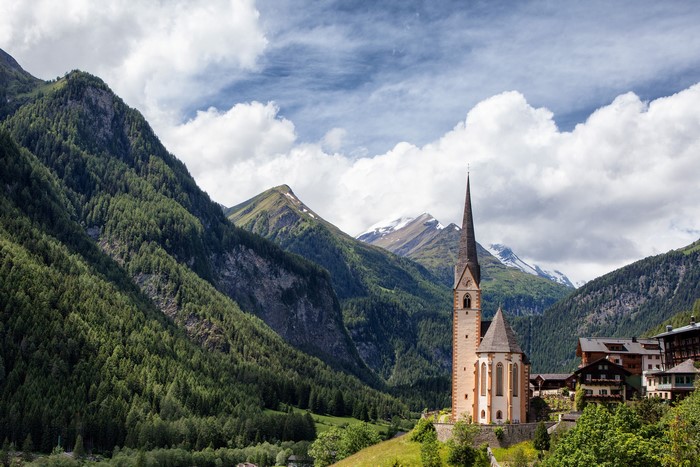 Church in Heiligenblut, Carinthia, Austria