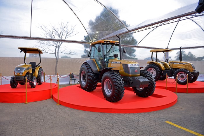 Agrale Tractors on Display