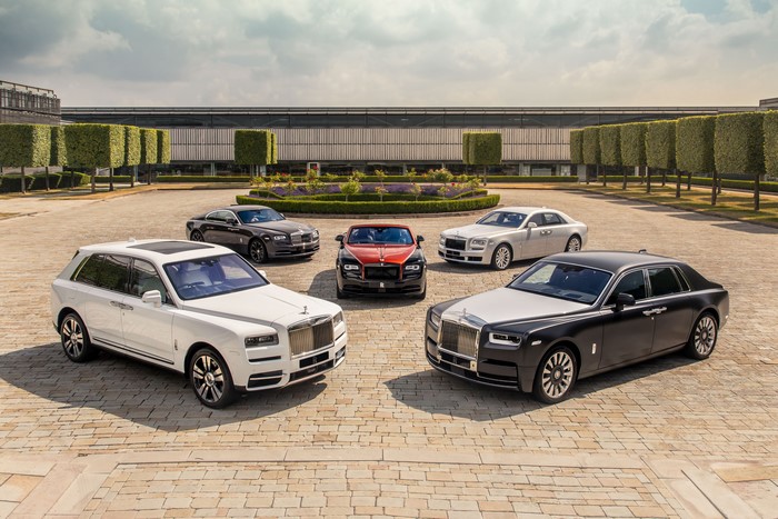 Rolls-Royce Ghost, Dawn, Wraith, Phantom, Cullinan