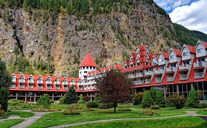Three Valley Lake Chateau Hotel in British Columbia, Canada