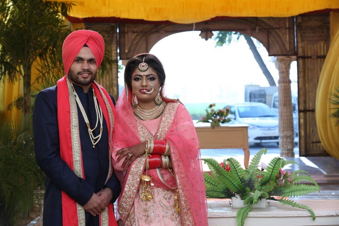 Indian Wedding Groom and Bride