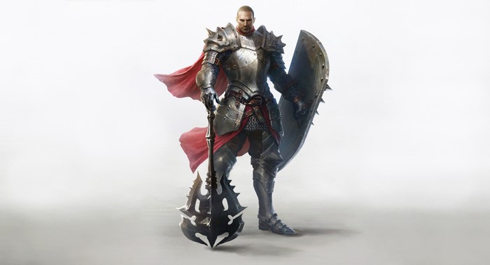 Warrior with Mace and Shield from Lineage Eternal