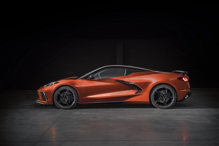 2020 Chevrolet Corvette Stingray C8 Side View