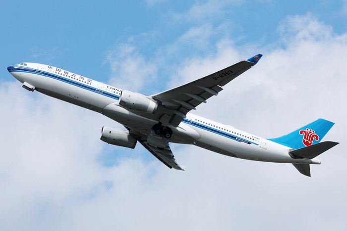 China Southern Airlines Airbus A330 taking off