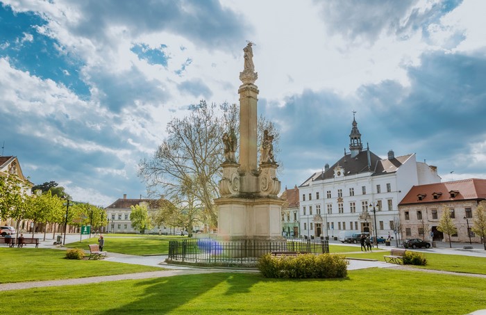 Plague Column in Valtice, Czech Republic