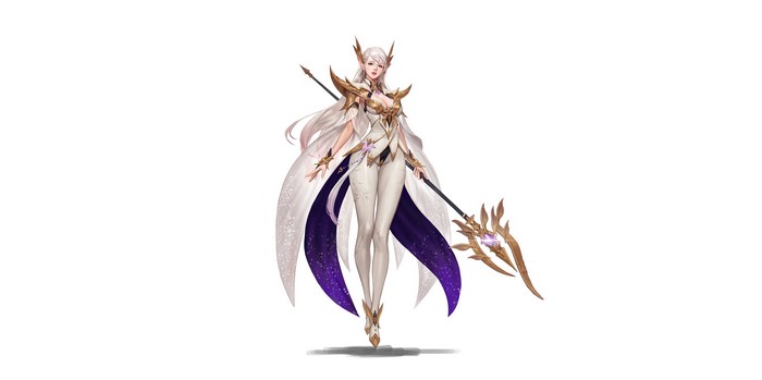 Elf Warrior with Spear