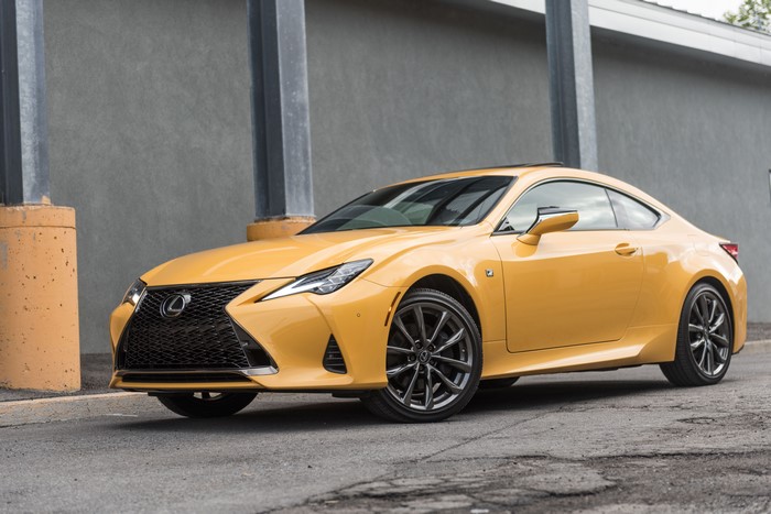 Yellow 2019 Lexus RC 350 AWD F SPORT
