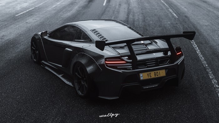 4K McLaren MP4-12C 2018 by Wallpy