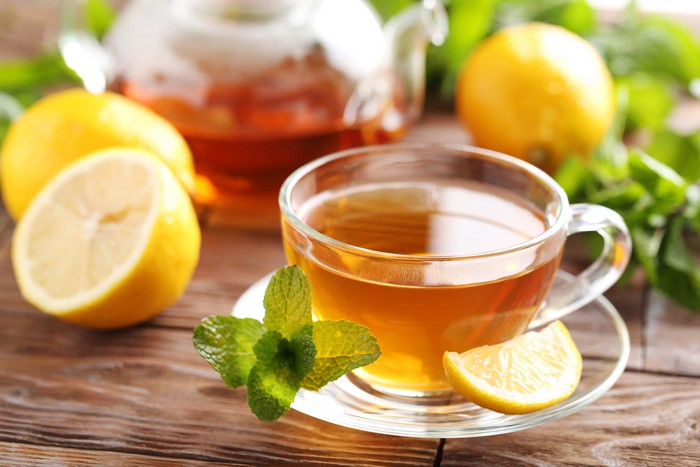 Tea with Lemons and Mint
