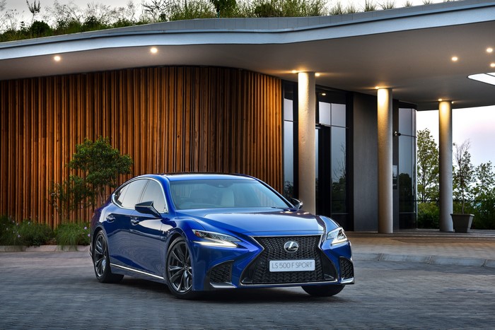 Blue 2019 Lexus LS 500 F SPORT