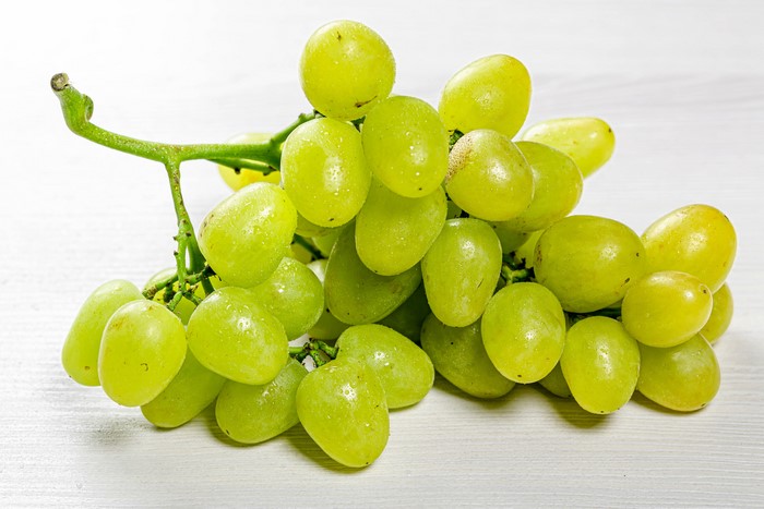 Green Grapes Closeup