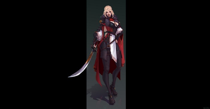 Katya Cyan Duchess Knight Warrior with Sabre