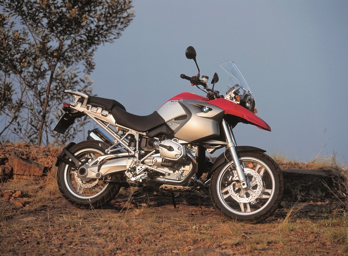 BMW R 1200 GS motorcycle side view