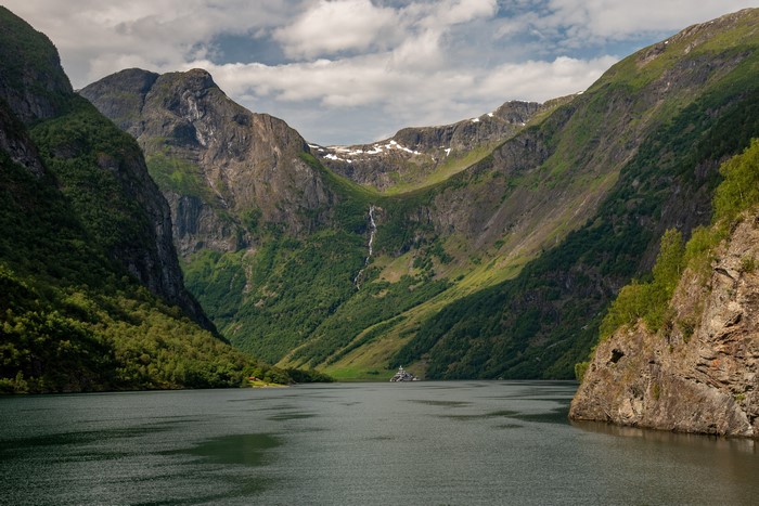 Sognefjord Norway Mountains and Bay