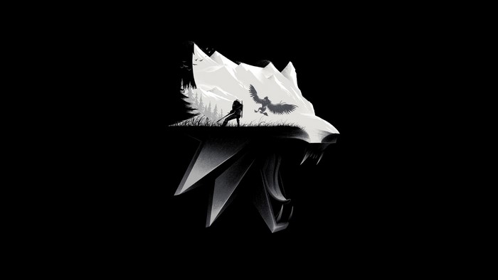4K The Witcher 3: Wild Hunt Wolf Head