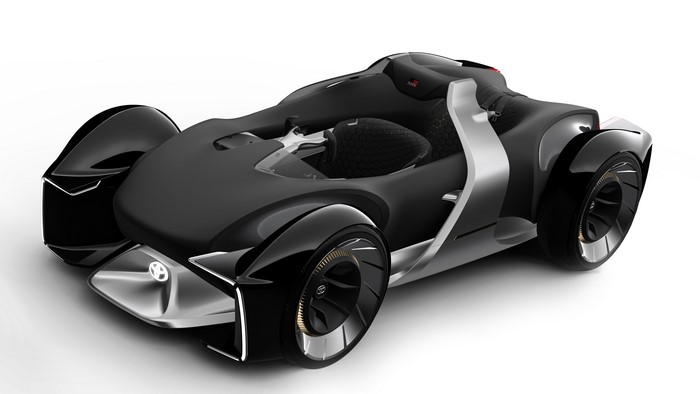 4K 2019 Toyota e-Racer concept car