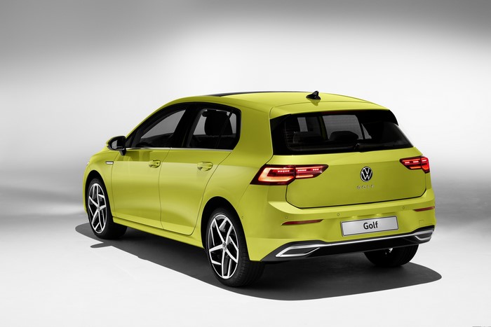 4K Volkswagen Golf hatchback 2020 back view