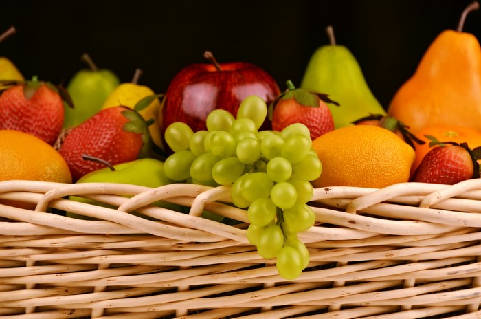 4K Fruit in Wicker Basket