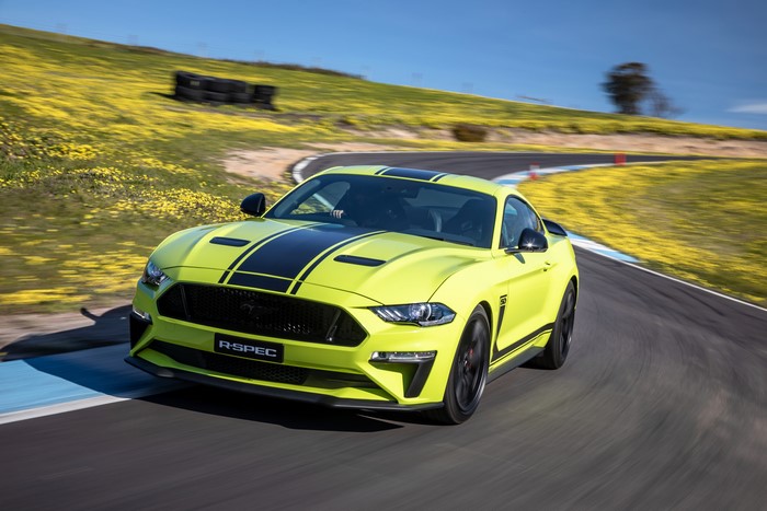 Ford Mustang AU-Spec R-Spec on a Racetrack