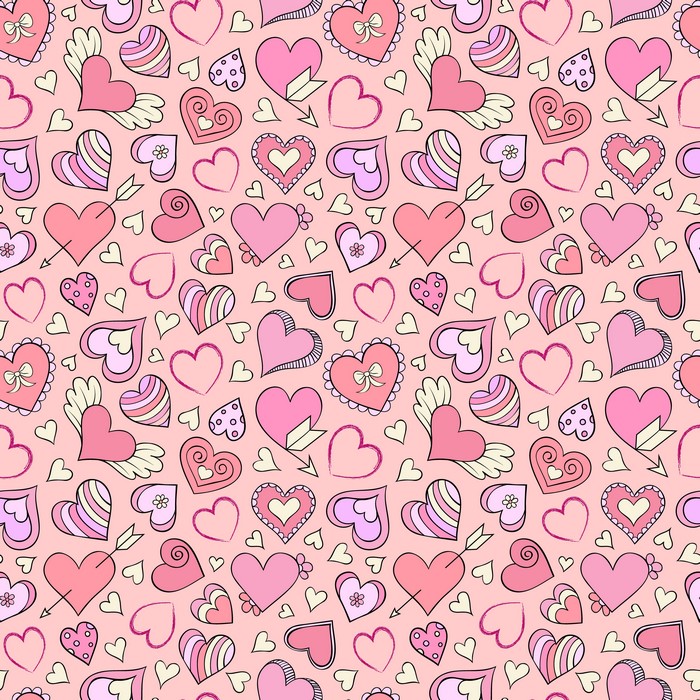 Valentine's Day Heart Texture